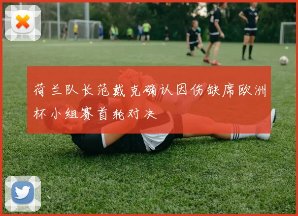 荷兰队长范戴克确认因伤缺席欧洲杯小组赛首轮对决